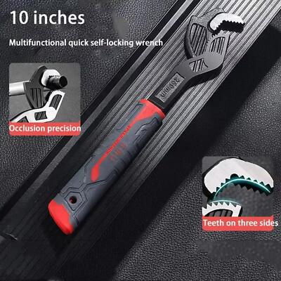 Multifunctional Self-Locking Pipe Wrench Tool, Hand Manual , Adjustable Wrench