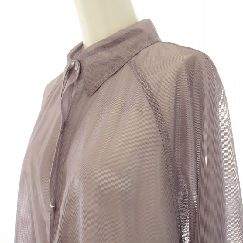 S Ameri Vintage 23Ss Russell Lace Shirt Coat Sheer See