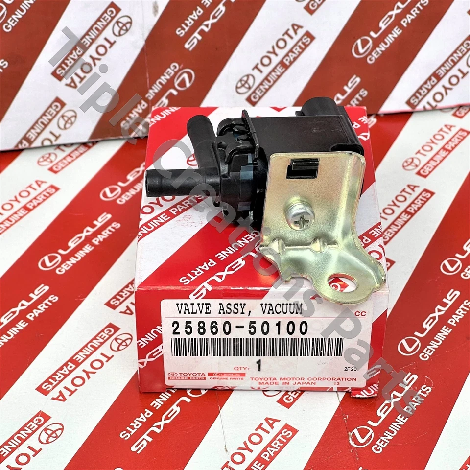 25860-50100 Válvula de conmutación de vacío genuina Toyota Tundra Ls Lx Sc Gs No.1 OEM Foto 4 de 4