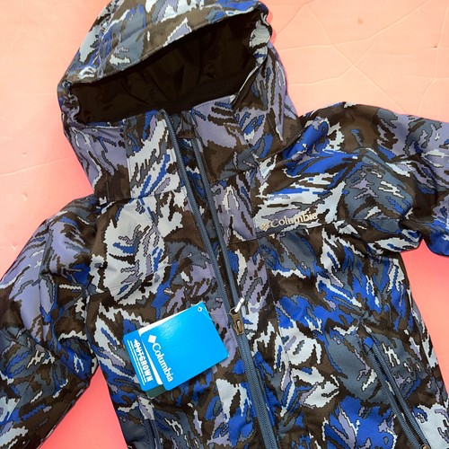 NWT COLUMBIA youth ski SNOW JACKET BLUE navy gray black XXS 4/5 Interchange - Picture 2 of 11