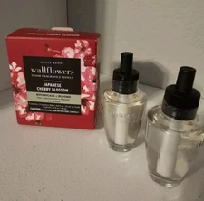 2 Bath & Body Works JAPANESE CHERRY BLOSSOM Wallflowers Fragrance Refill (NIB)