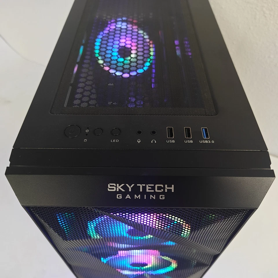 Mini Gaming Desktop Computer PC i7 16GB RAM 256 SSD 1TB HDD ARGB 2GB GPU WIN11 - Image 3 of 4