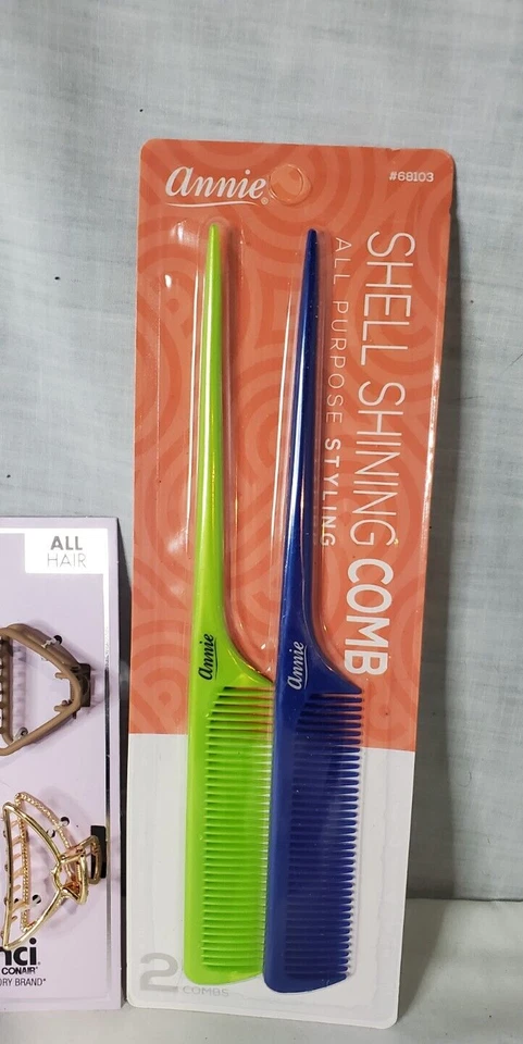 Lote Mixto Peines para Peinar y Pinzas para el Cabello Garra Scunci Colores Surtidos Foto 4 de 4