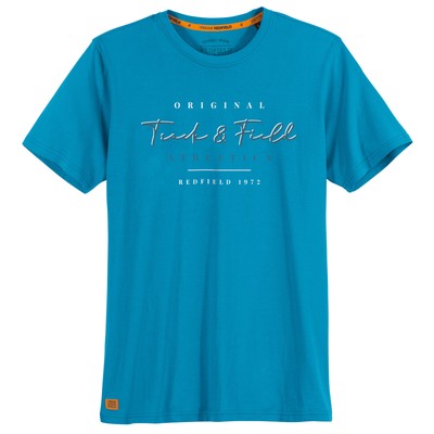 Redfield – Pacco Da 2 T-Shirt Oversize Grigio Melange – Modello Wim – Collo In Lycra, Basic - 2