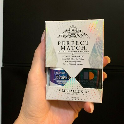 LECHAT Perfect Match Nail Gel & Lacquer METALLUX  MLMS06 - Mystique