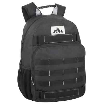 19'' Dual Strap Daisy Chain Backpack With Laptop Sleeve School
