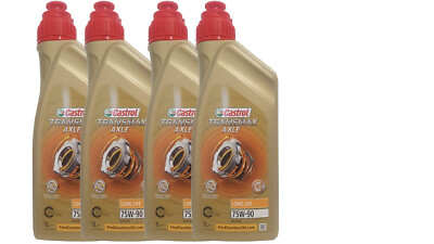 Castrol Syntrax Longlife 75W-90 4x1 Liter API GL-5 (ehe.SAF-XO) Getriebeöl