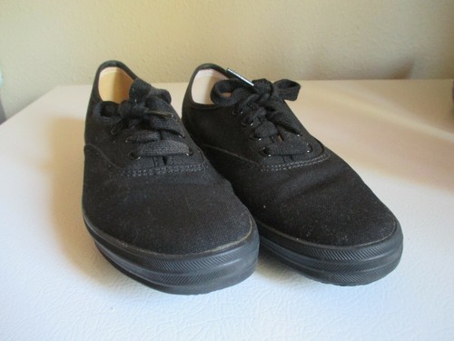 Keds BLACK Oxford Canvas Sneaker Women’s Shoes Lace Up WK-2774 M - Picture 5 of 7