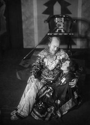 Bergner Elisabeth Actress Austriawith Hermann Vallentin in the - 1921 Old Photo