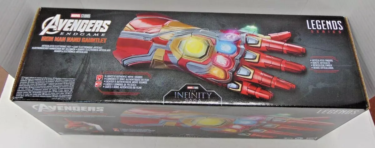 Marvel Legends Series Avengers: Endgame Iron Man Nano Gauntlet Replica Toy  New