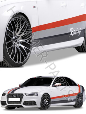 Audi A4 B8, B8 FL 2008-2015 RS4 STYLE side skirts Sideskirts