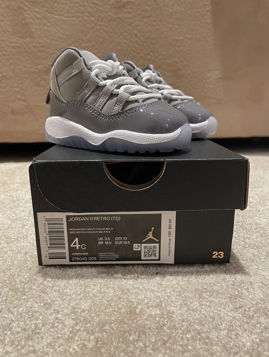 Cool grey 11 clearance toddler