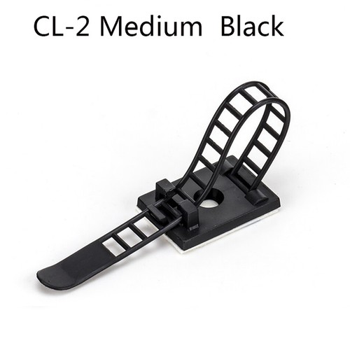 Self Adhesive Cable Management Clips Fixed Clamp Various Size - Picture 22 of 28