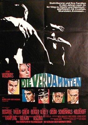 Ingrid Thulin in DIE VERDAMMTEN Originalplakat EA von 1969 L. Visconti