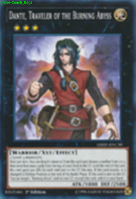 Dante, Traveler of the Burning Abyss LEHD-ENC39 X 1 Mint YUGIOH Effect Xyz Monst