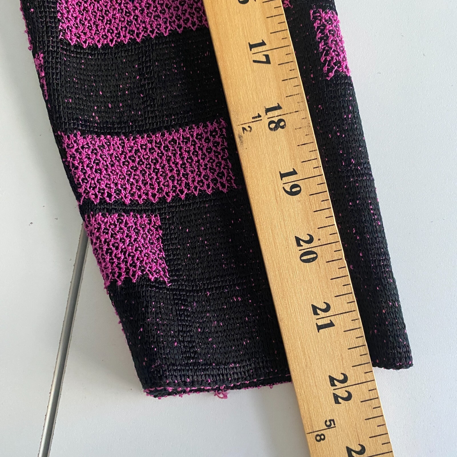 Ming Wang Jacket Size Petite Medium Black Pink Ho… - image 12