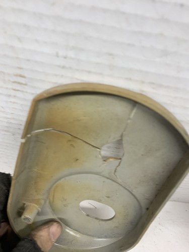 1968 1969 AMC AMX JAVELIN bucket seat side trim LEFT Hinge cover LH Broke Cracks - Picture 7 of 10