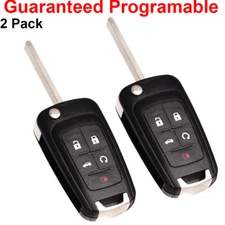 2 for Chevy Camaro Equinox 2010 2011 2012 2016 2017 2018 2019 Remote Car Key FOB