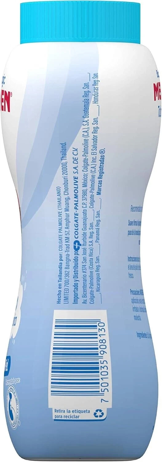 Talco Para Bebé. Mennen Baby Magic, Azul , Hipoalergénico. Protege Su Piel 200G.