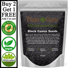 Black Cumin Seeds 8 oz. Whole Seed NIGELLA SATIVA Kalonji Herb Comino Negro