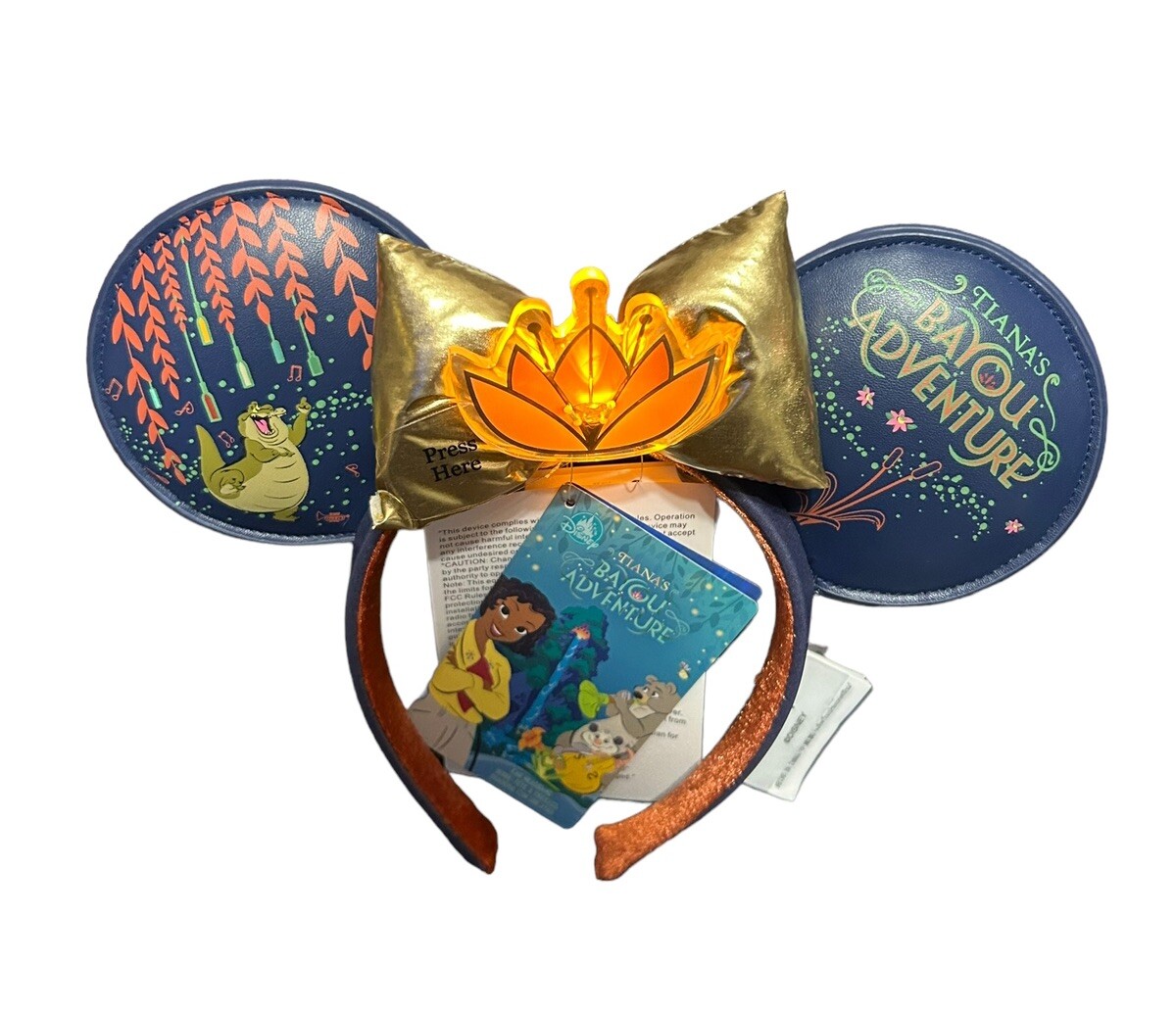 Disney Parks Tiana’s Bayou Adventure Light Up Ears Tiana main image 3