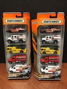 matchbox fire trucks 5 pack