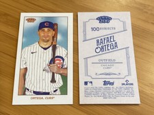 2022 Topps T206 Wave 4 Rafael Ortega Chicago Cubs Base Mini Baseball Card
