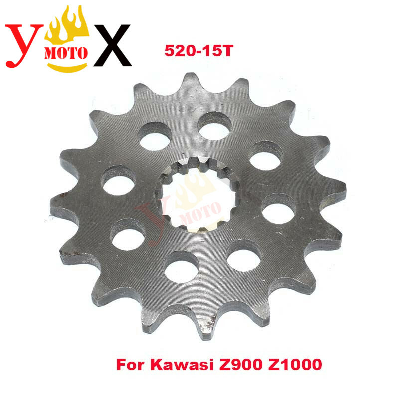 520-15T Front Drive Chain Sprocket Gear For Kawasaki Z900 Z1000