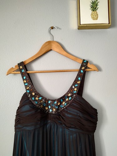 Ignite Evenings by carollin Prom Party Cocktail Dress 12 Embellished Neck - Picture 11 of 12