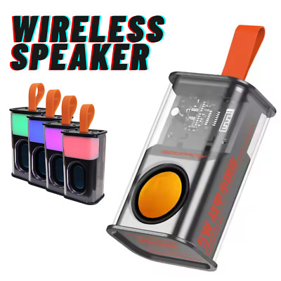 ortable Mini Wireless Lautsprecher RGB LED Bluetooth 5W Stereo Sound Subwoofer