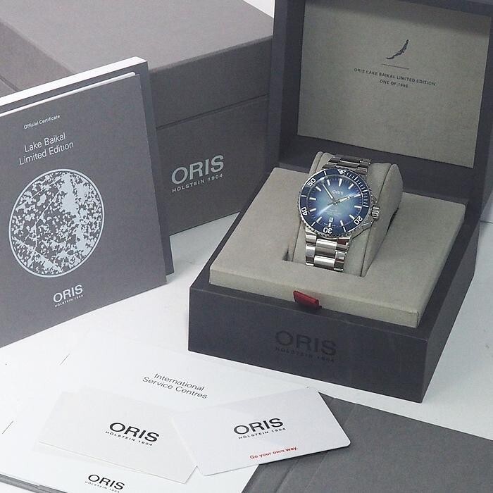 Oris Aquis Blue Men's Watch 01 733 7730 4175 for sale online