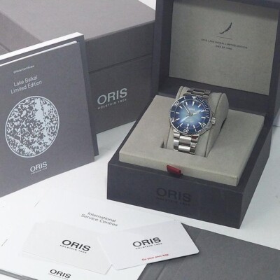Oris Aquis Lake Baikal Limited Edition 01 733 7730 4175 Date 43mm Automatic Men'