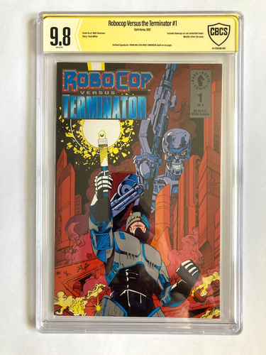 Robocop vs. Terminator #1 CBCS 9.8 Signed by Frank Miller & Walt Simonson 1992