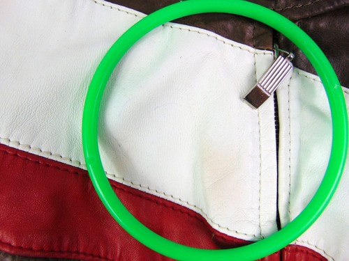 Chaqueta de Cuero Marrón Dakota Tag Heuer Piedra Cuero Genuino | Para Mujer Talla M - Imagen 7 de 15