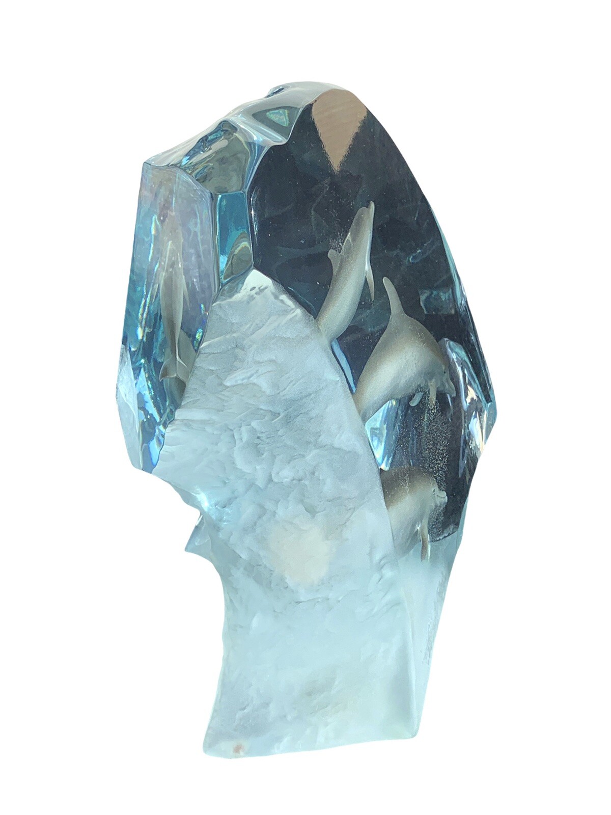 Wyland Sculpture of Dolphins eBay