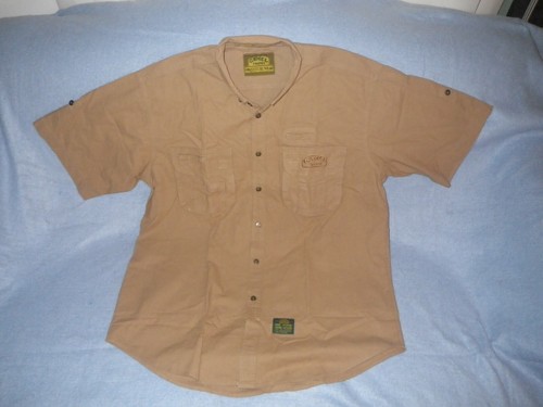 Camel Trophy Adventure Wear Safari Shirt Cargo Button Short Sleeve Size XL (XXL)