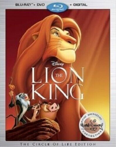 The Lion King Blu-ray + DVD + Digital Signature Collection NEW SEALED Slipcover - Picture 1 of 1