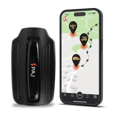 PAJ GPS Power Finder 4G | bis zu 90 Tage ohne Aufladen | Weltweite Live-Ortung