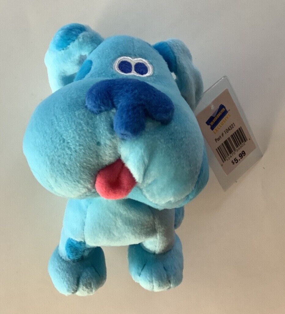 BLOCKBUSTER EXCLUSIVE BLUES CLUES BEAN BAG PLUSH w/TAG RARE collectible ...