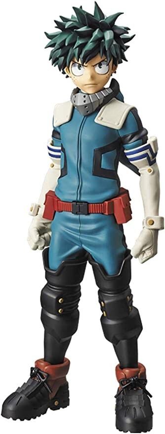 Figurine Izuku Midoriya Grandista rare : statuette manga Deku My Hero Academia PVC