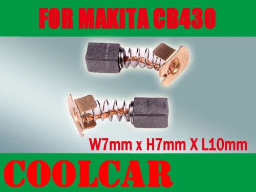 Carbon Brushes For Makita 6217D 6343DWDE BGA452 8433D BHR200 BJV180 4331D Drill - Picture 1 of 3