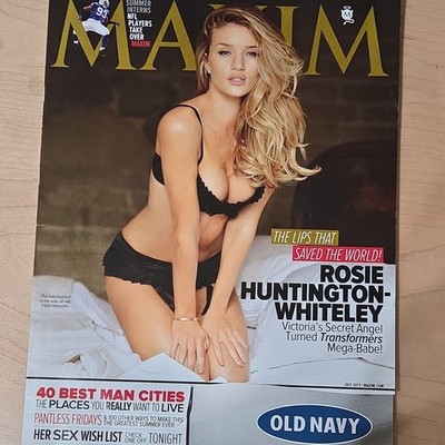 Maxim Magazine Featuring Rosie Huntington-Whiteley July 2011