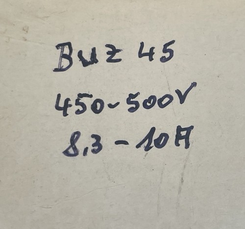 BUZ45 SIEMENS TO-3 - N-Kanal MOS-FET Transistor - NEU - Picture 4 of 4