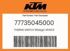 KTM Genuine Thermo Switch 95Degc M14X1,5 - 77735045000
