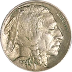 1914-P Buffalo Nickel -Scratch