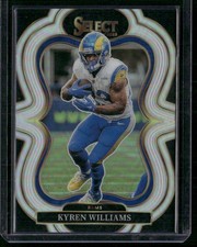 2025 Panini Select #321 Kyren Williams Silver Prizm