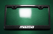 Mazda License Plate Frame 100 Premium Carbon Fiber Premium