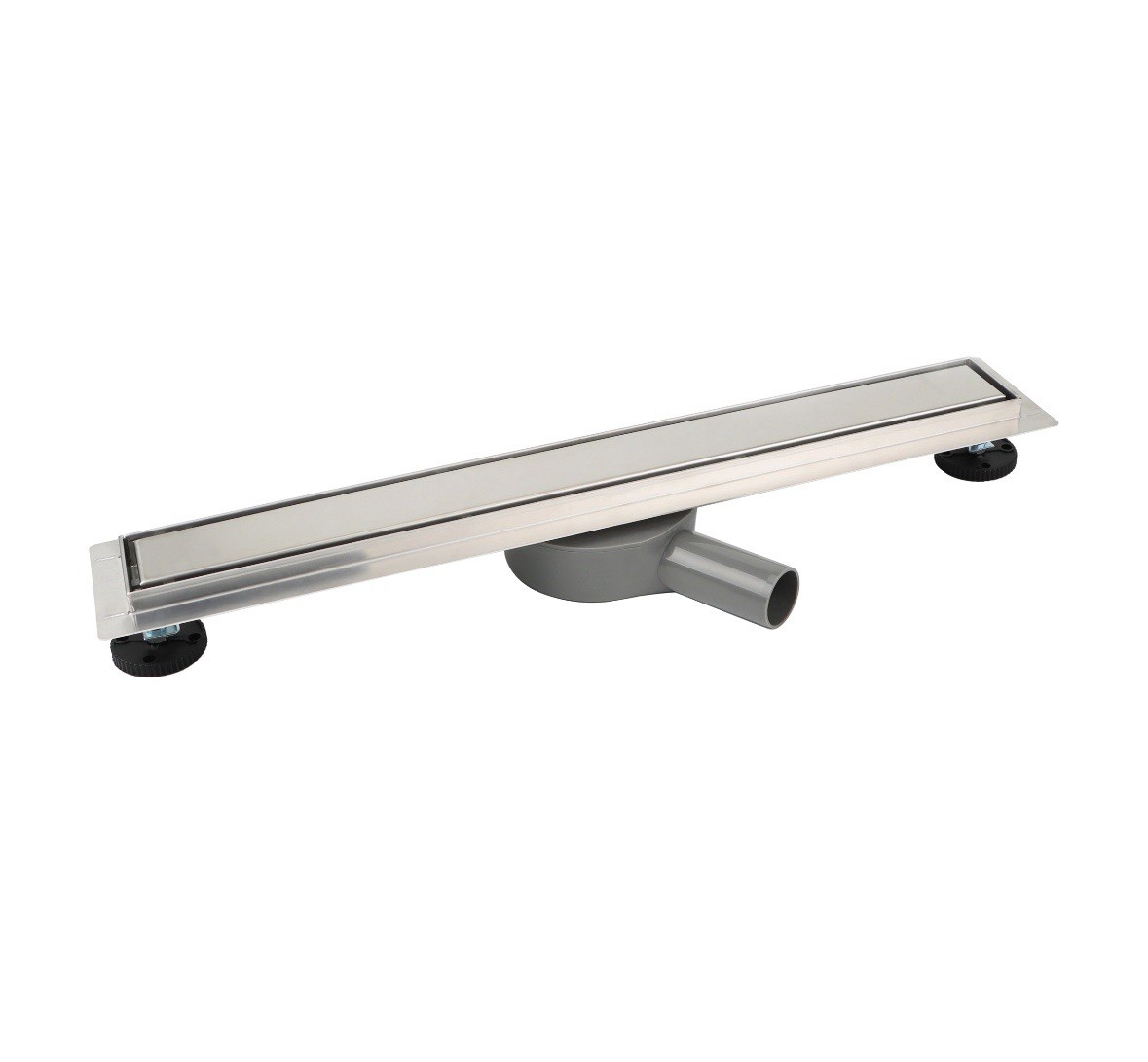 Drenaje de ducha lineal 2 en 1 azulejo giratorio 360° drenaje de piso de acero inoxidable