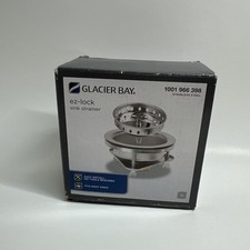Glacier Bay EZ Lock Sink Strainer in Stainless Steel 1001966398