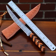 Custom HandMade Forged Damascus Steel Fillet Knife Fillet Chef Knife 2860